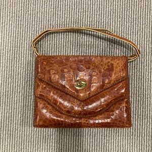 genuine Crocodile Shoulder Bag
